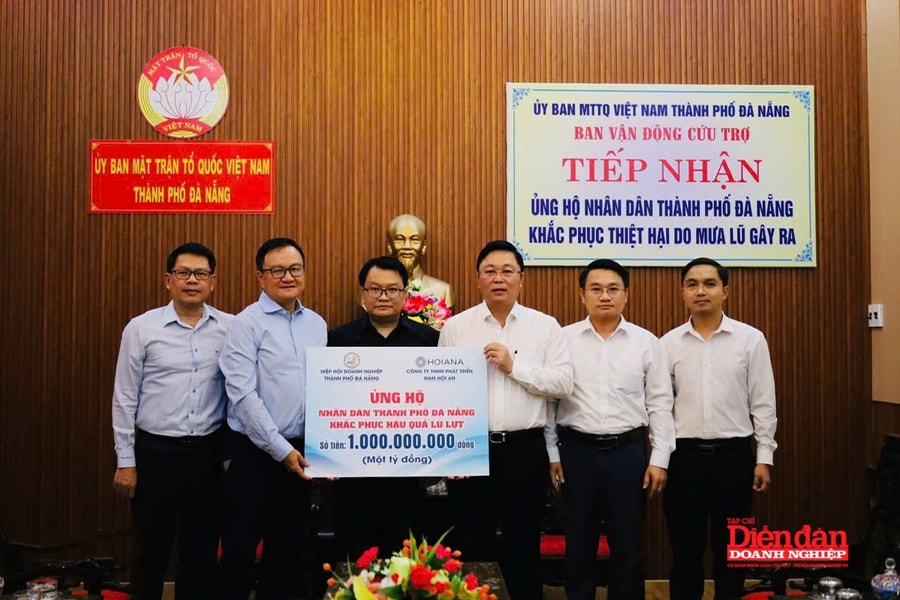 Doanh nghiệp Đà Nẵng chung sức khắc phục hậu quả thiên tai
