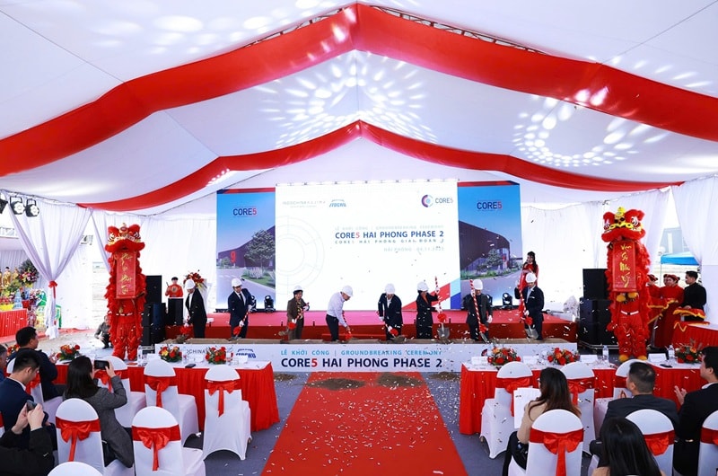 Hải Phòng: Dự án bất động sản công nghiệp bền vững Core5 giai đoạn 2 khởi công