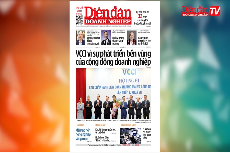 ĐIỂM BÁO NGÀY 5/11: VCCI vì sự phát triển bền vững của cộng đồng doanh nghiệp