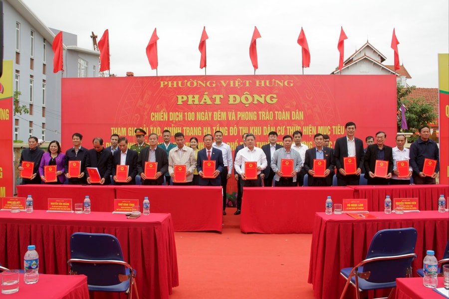 Phường Việt Hưng (Quảng Ninh): Hơn 500 hộ dân tự nguyện hiến đất làm đường