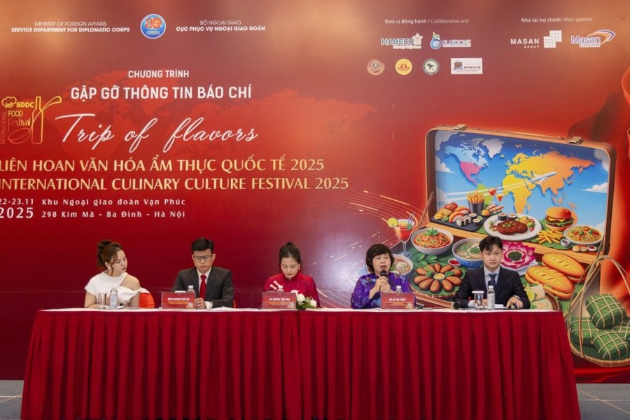 Liên hoan Văn hóa Ẩm thực Quốc tế 2025: Hành trình vị giác khắp năm châu