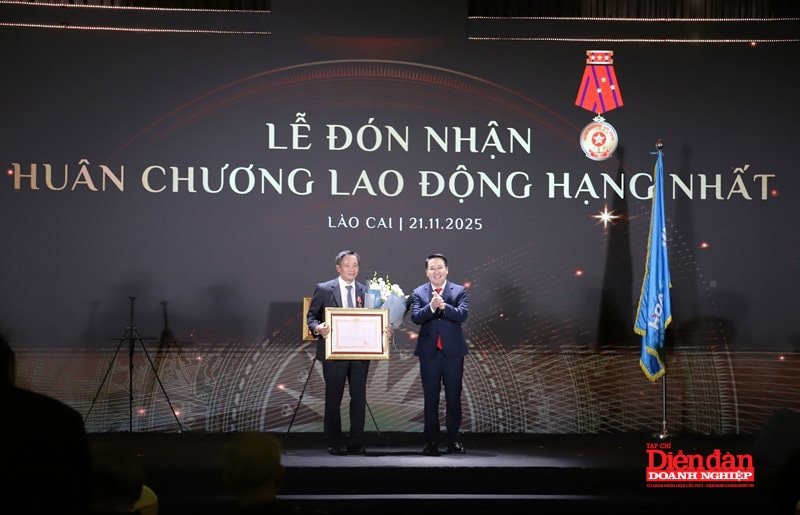 Tập đoàn Hoà Bình Minh đón nhận Huân chương Lao động hạng Nhất