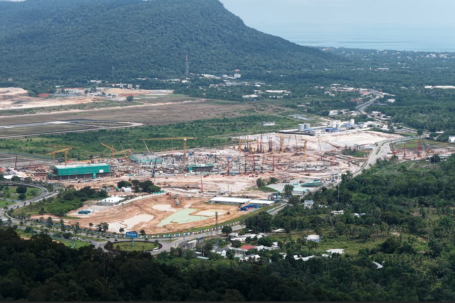 Dự án mở rộng Cảng Hàng không Phú Quốc đột phá tiến độ thi công để đón APEC 2027