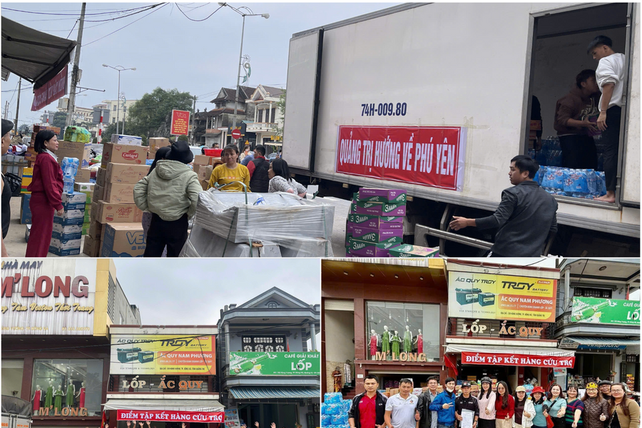 Hội DNT Quảng Trị đi cùng đồng bào qua mùa lũ