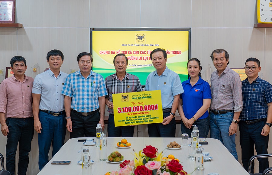 Vừa rời Thanh Hoá, Bình Điền tiếp tiếp tục triển khai gói hỗ trợ 3,1 tỷ đồng về vùng lũ Nam niền Trung