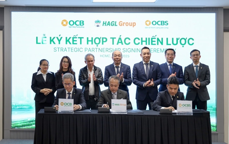 OCB, OCBS và Hoàng Anh Gia Lai ký kết hợp tác chiến lược