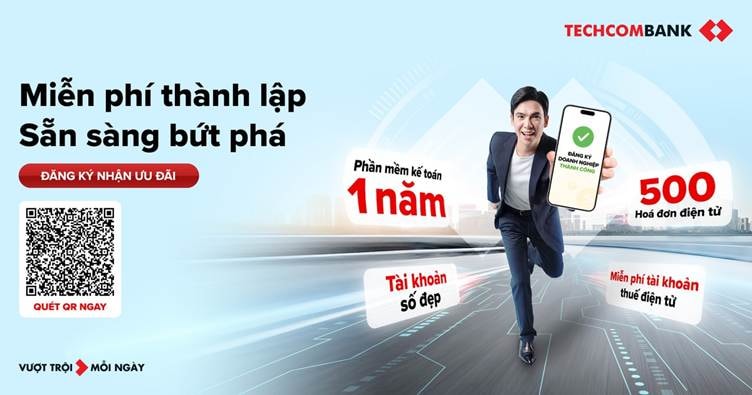 Techcombank: Nhiều chính sách mới tạo động lực cho doanh nghiệp khởi nghiệp