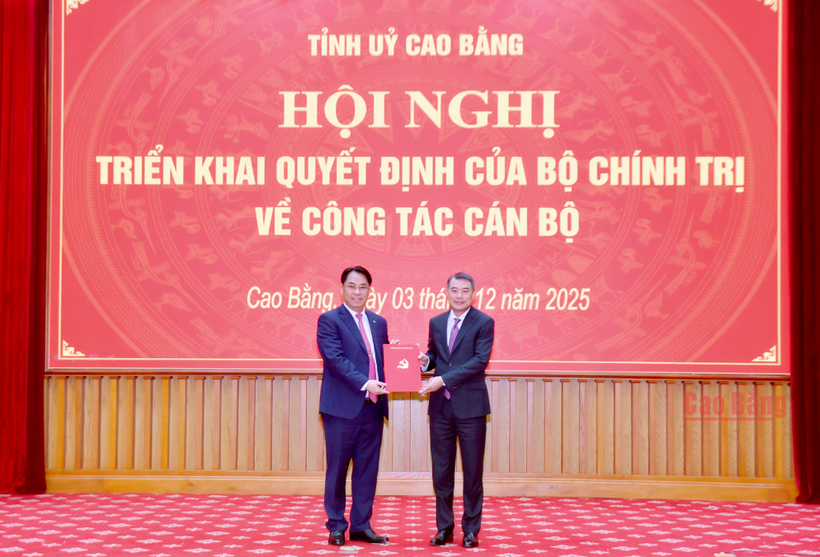 Ông Phan Thăng An giữ chức Bí thư Tỉnh ủy Cao Bằng