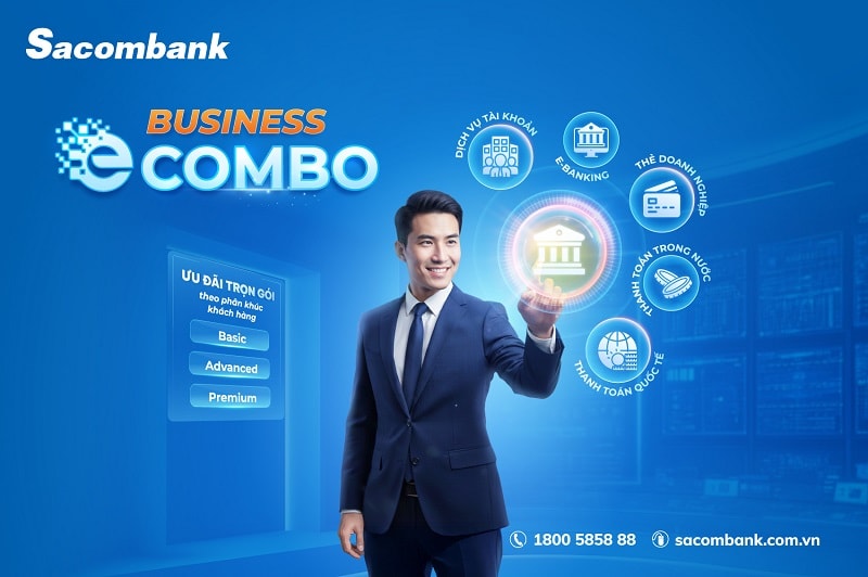 Sacombank nâng cấp dịch vụ eCombo dành cho doanh nghiệp