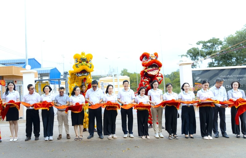 SDV khánh thành 3 hạng mục tái chế tại Khu xử lý chất thải Quang Trung