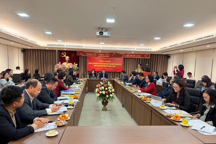 Củng cố vai trò báo chí nòng cốt trên mặt trận tư tưởng của Thủ đô