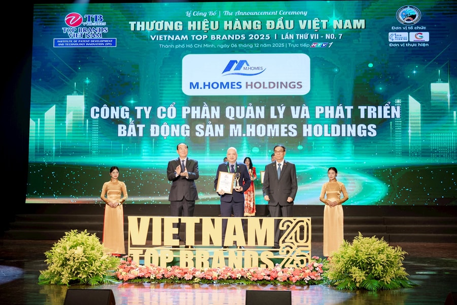 M.Homes Holdings ghi dấu ấn khi đạt Top 3 Quản lý Bất động sản xuất sắc tại Việt Nam