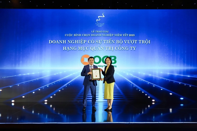 Trách nhiệm trong hoạt động quản trị và ESG, OCB nhận cú đúp giải thưởng nổi bật