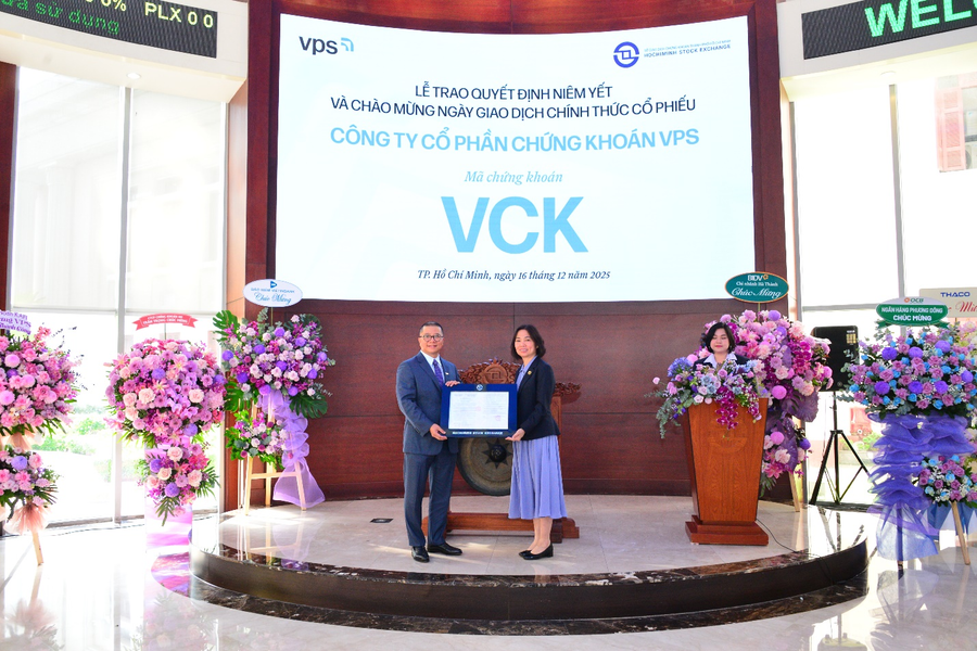 Chứng khoán VPS (VCK) chính thức niêm yết sàn HOSE