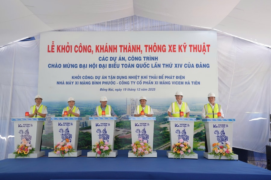 Lễ khởi công Dự án “Tận dụng nhiệt khí thải để phát điện tại Nhà máy Xi măng Bình Phước”