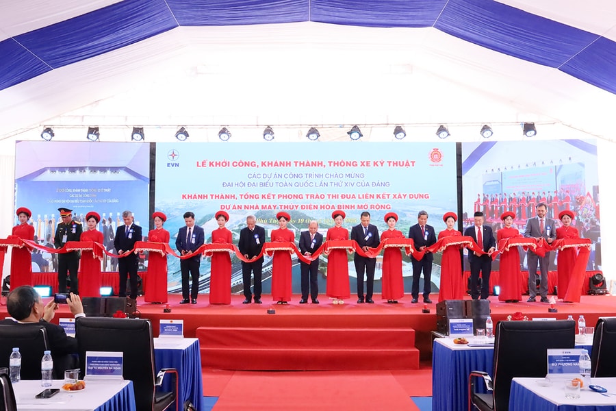 EVN khởi công, khánh thành đồng loạt nhiều dự án, công trình điện