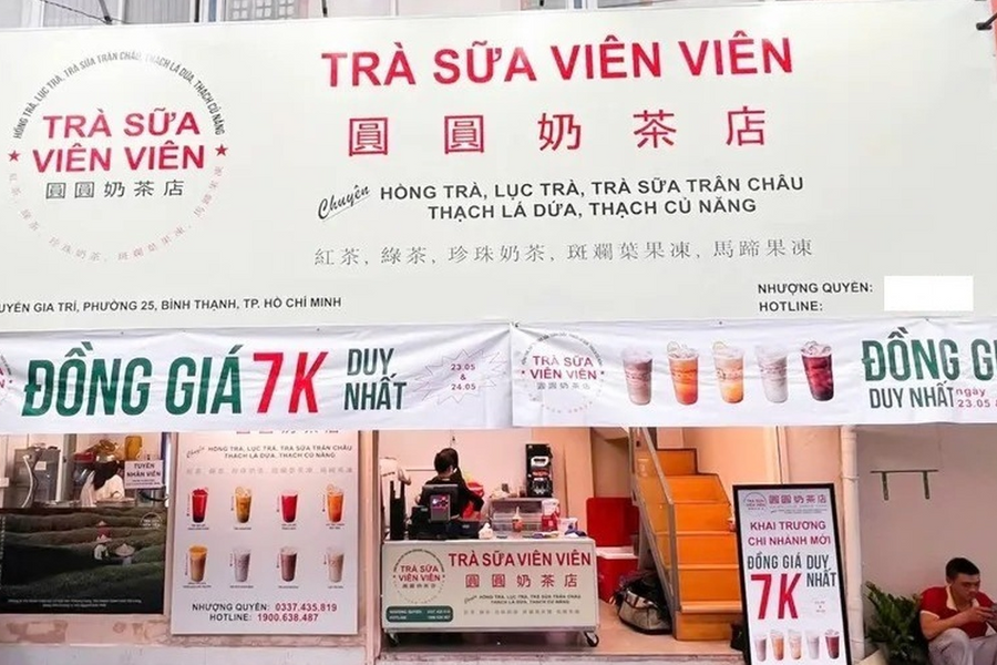 Đằng sau ly trà sữa 7.000