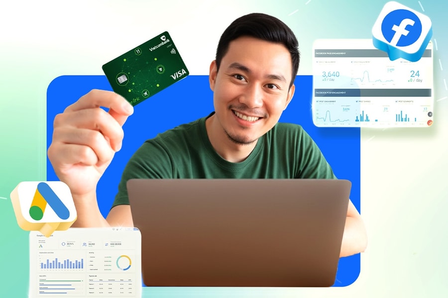 Vietcombank đồng hành cộng đồng marketing, quảng cáo mùa cao điểm