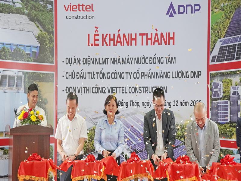 Viettel Construction tăng tốc triển khai loạt dự án năng lượng tái tạo quy mô lớn