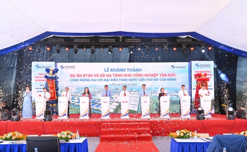 Sonadezi Bình Thuận khánh thành, đưa vào hoạt động KCN Tân Đức