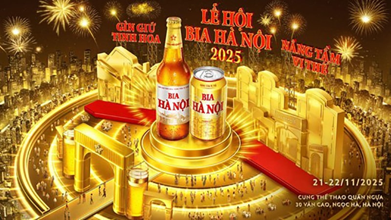 Tưng bừng chào đón lễ hội Bia Hà Nội 2025