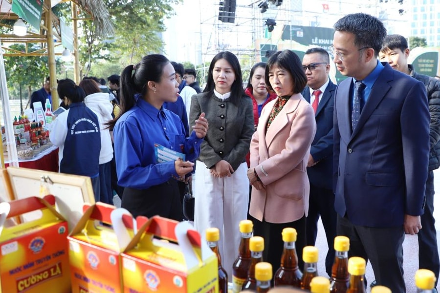 Triển lãm sản phẩm khởi nghiệp của thanh niên mở rộng liên kết sản xuất – tiêu dùng