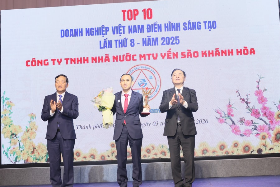 Yến sào Khánh Hòa: Lần thứ 5 đạt top 10 doanh nghiệp Việt Nam điển hình sáng tạo xuất sắc