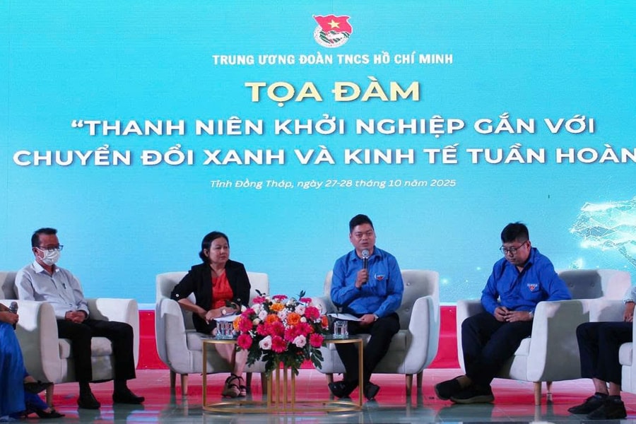 Đồng Tháp: Thắp lửa khởi nghiệp xanh trong thanh niên
