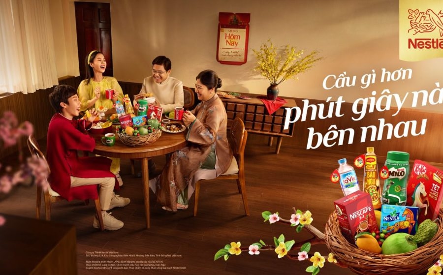 Nestlé Việt Nam khởi động chiến dịch Tết 2026: Trân trọng từng phút giây sum vầy