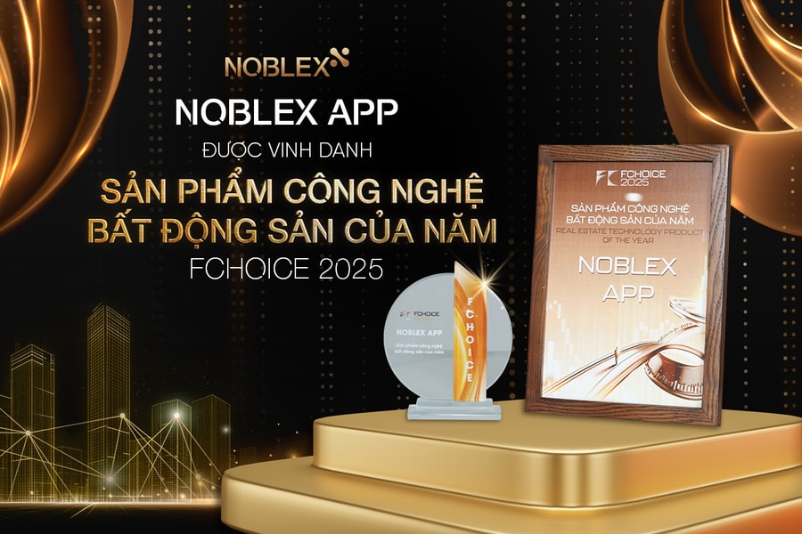 NOBLEX APP được vinh danh “Sản phẩm Công nghệ Bất động sản của năm”