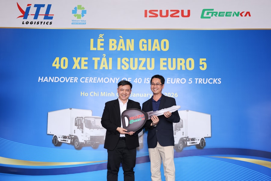 ITL Logistics đầu tư 40 xe Isuzu Euro 5, nâng cao năng lực vận tải và cam kết phát triển bền vững
