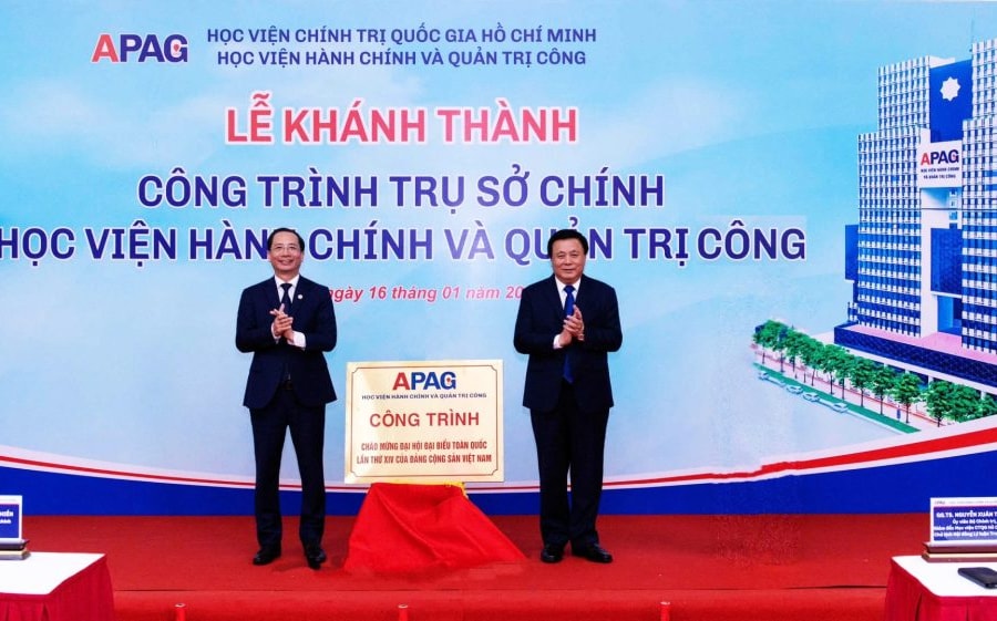 Khánh thành trụ sở chính Học viện Hành chính và Quản trị công tại Hà Nội