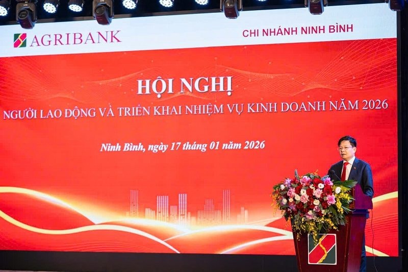 Agribank Chi nhánh Ninh Bình tổ chức Hội nghị người lao động, triển khai nhiệm vụ kinh doanh năm 2026