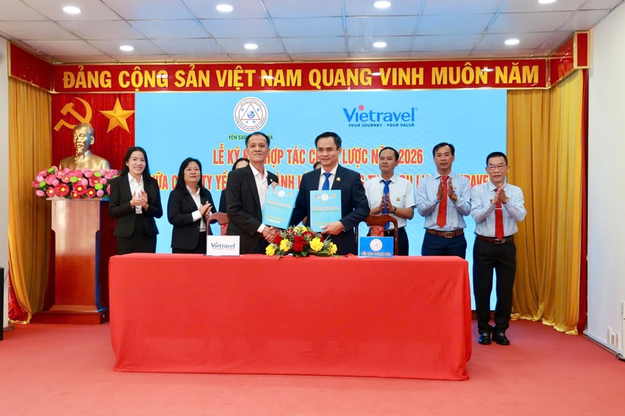 Yến sào Khánh Hòa và Công ty CP Du lịch Vietravel – CN Khánh Hòa ký kết hợp tác chiến lược