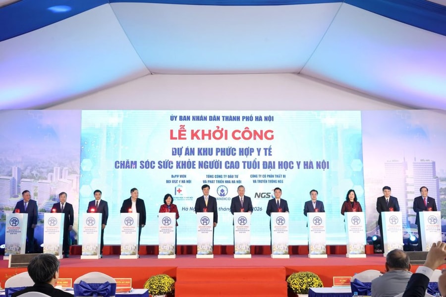 Khởi công Dự án Khu phức hợp y tế – chăm sóc sức khỏe người cao tuổi  Đại học Y Hà Nội