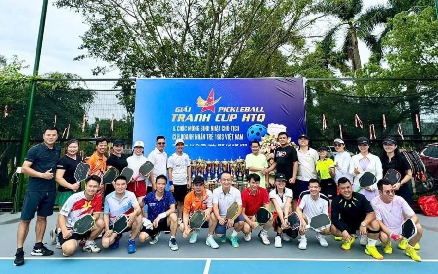 Sân chơi Pickleball kết nối cộng đồng doanh nhân trẻ trên toàn quốc