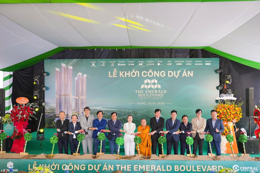 Chính thức khởi công dự án Khu căn hộ cao cấp The Emerald Boulevard