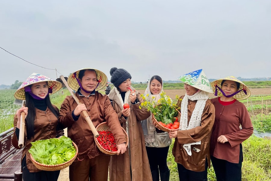 Mở hướng du lịch xanh từ không gian làng quê Hà Nội