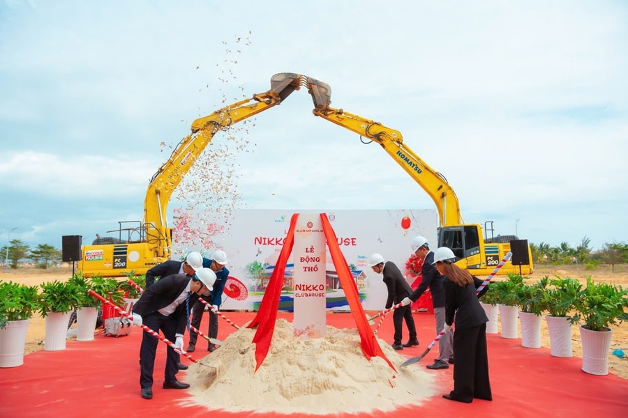 Động thổ Nikko Clubhouse - Dấu mốc hoàn thiện tiện ích cộng đồng tại phân khu Parasol Premium- CaraWorld Cam Ranh