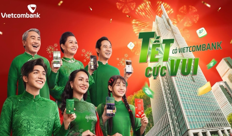 “Có Vietcombank, Tết Cực Vui”: Khởi ngàn lộc phát, góp nhịp hanh thông cho mùa Tết 2026