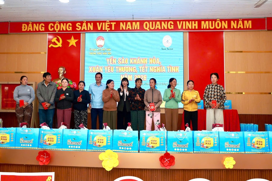 Yến sào Khánh Hòa tổ chức chương trình “xuân chia sẻ – tết yêu thương” 2026
