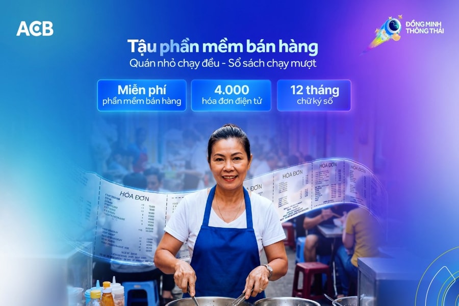 ACB giảm đến 2%/năm lãi vay cho hộ kinh doanh