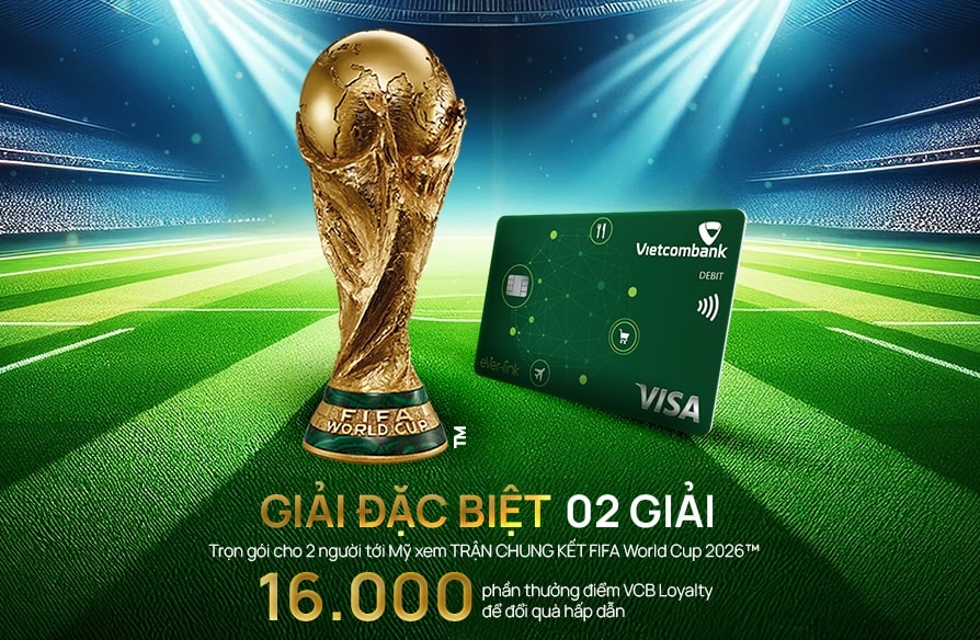 Chạm Vietcombank Visa - Chạm giấc mơ FIFA World Cup 2026™