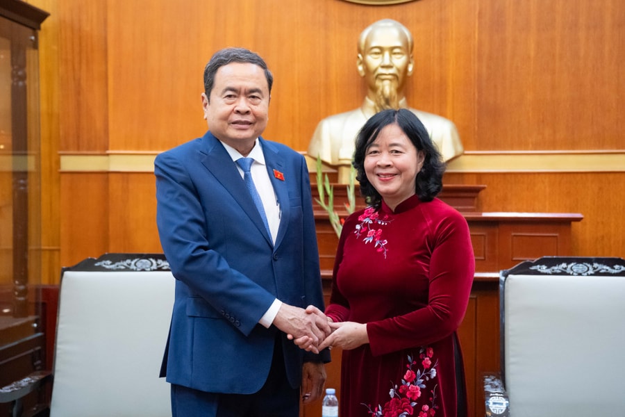 Chủ tịch Quốc hội đánh giá cao vai trò của Mặt trận trong công tác hiệp thương