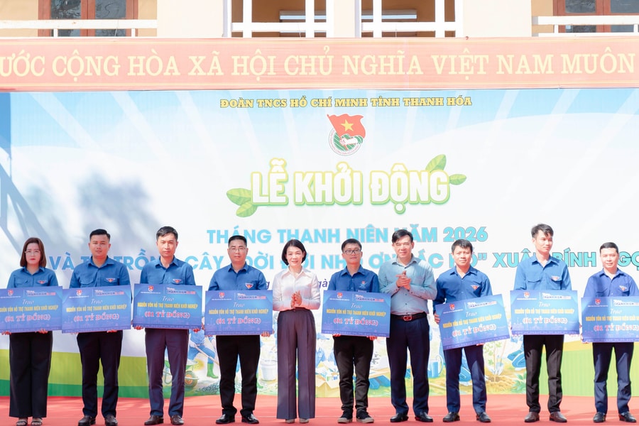 Thanh Hóa trao 10 tỷ đồng vốn khởi nghiệp cho thanh niên