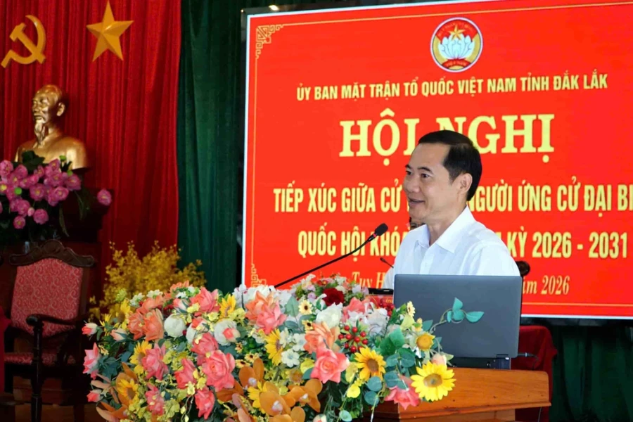 Ứng cử viên ĐBQH Nguyễn Thái Học với phương châm "3 điều cần phải có, 4 điều cần phải làm"