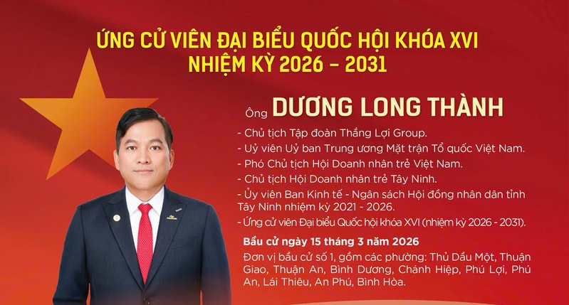 Ứng viên đại biểu Quốc hội khóa XVI Dương Long Thành: đề xuất thúc đẩy hạ tầng, logistics và đô thị bền vững