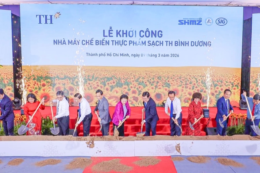Tập đoàn TH: Khởi công Nhà máy chế biến thực phẩm sạch TH Bình Dương
