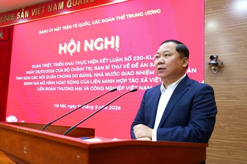 Đảng ủy Mặt trận Tổ quốc, các đoàn thể Trung ương triển khai Kết luận 230-KL/TW về sắp xếp các hội quần chúng