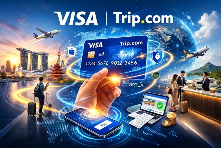 Visa và Trip.com ra mắt chương trình thẻ du lịch ảo toàn cầu